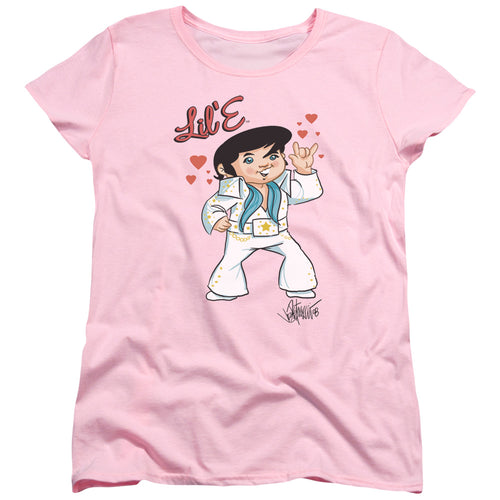 Elvis Presley Lil E Womens T-Shirt