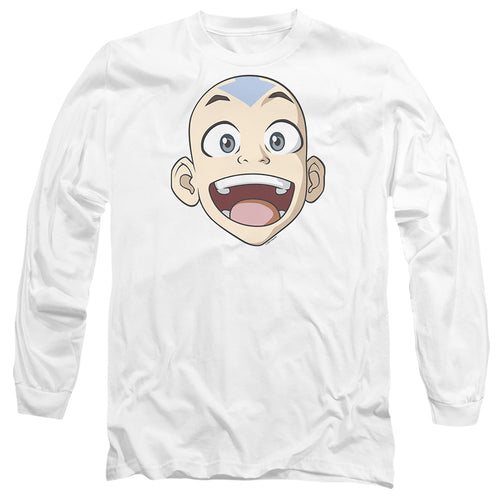 Avatar: The Last Airbender Big Aang Face Long Sleeve T-Shirt