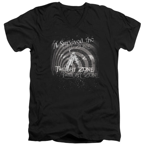 I Survived the Twilight Zone V-Neck T-Shirt