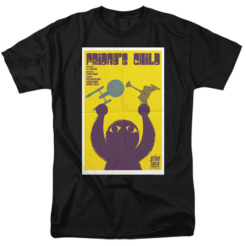 Star Trek Juan Ortiz Friday's Child Black T-Shirt