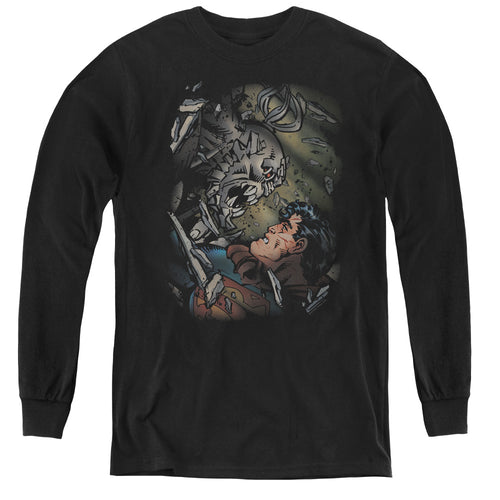 Superman Epic Battle Youth Long Sleeve T-Shirt