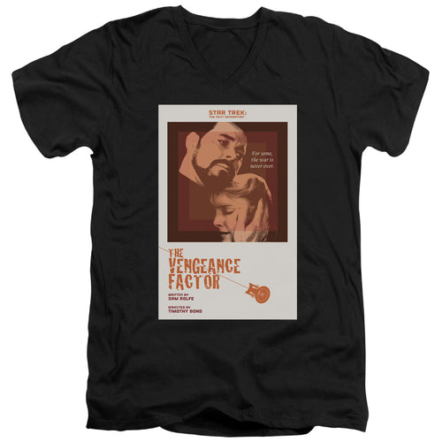 Star Trek The Vengeance Factor Black V-Neck T-Shirt