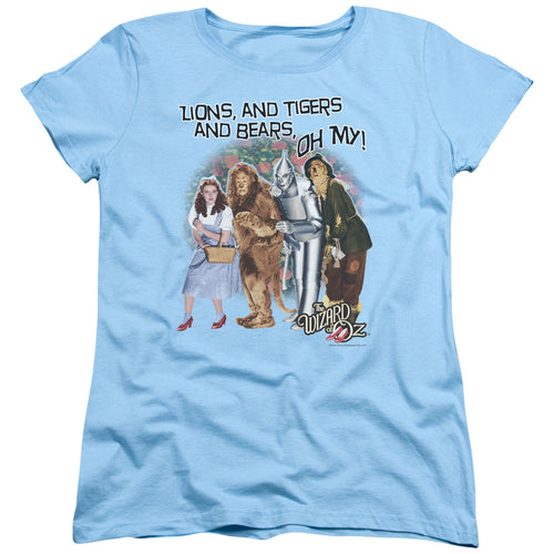 The Wizard of Oz Lions and Tigers and Bears Oh My Womens T-Shirt