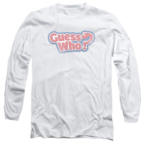 Guess Who Guess Who Distressed Logo Long Sleeve T-Shirt