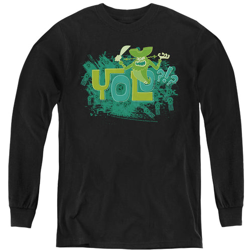 Spongebob Squarepants Yolo?!? Youth Long Sleeve T-Shirt