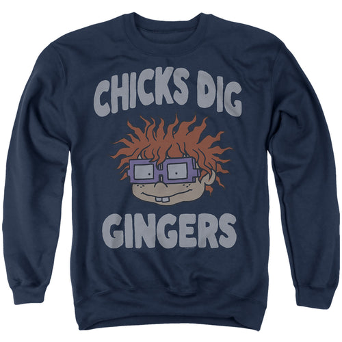 Rugrats Chicks Dig Gingers Crewneck Sweatshirt