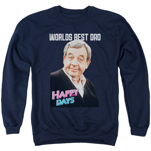 Happy Days Best Dad Crewneck Sweatshirt
