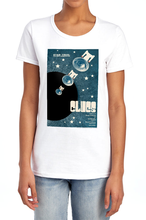 Star Trek Clues Womens T-Shirt