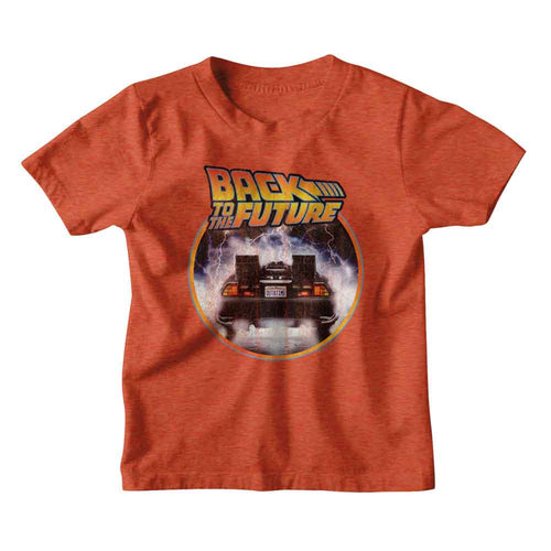 Back to the Future Logo Car Circle Youth/Toddler T-Shirt