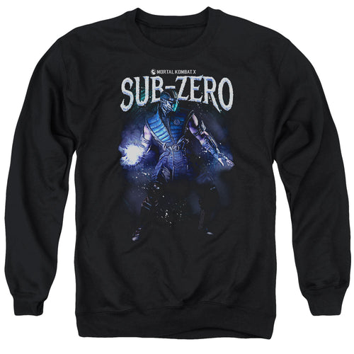 Mortal Kombat 9 Sub-zero Black Crewneck Sweatshirt