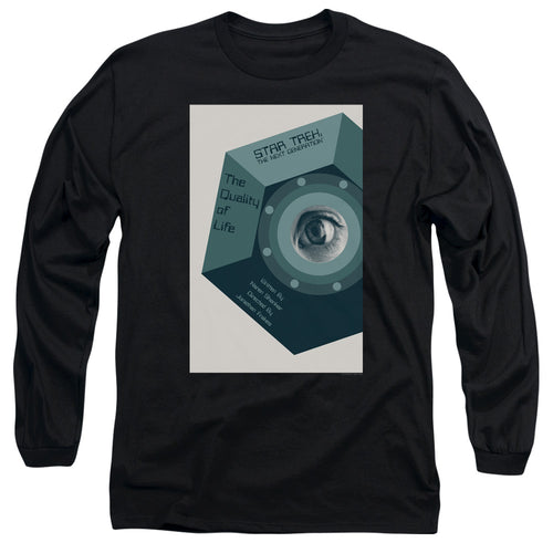 Star Trek The Quality of Life Black Long Sleeve T-Shirt
