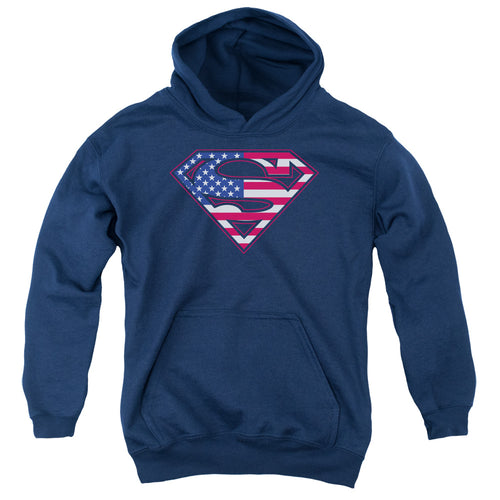 Superman U S Shield Youth Hoodie