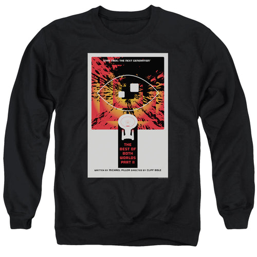 Star Trek The Best of Both Worlds Part II Black Crewneck Sweatshirt