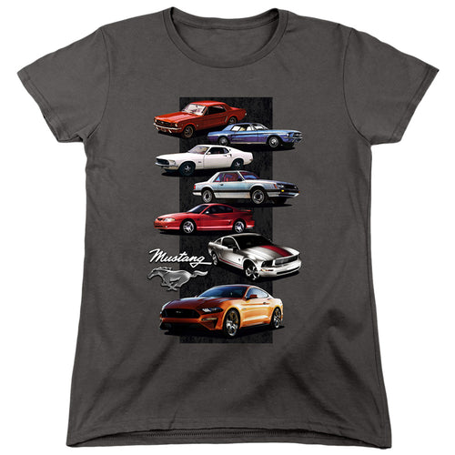 Ford Mustang Stack Womens T-Shirt