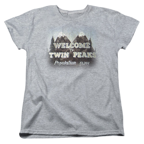 Welcome to Twin Peaks Womens T-Shirt