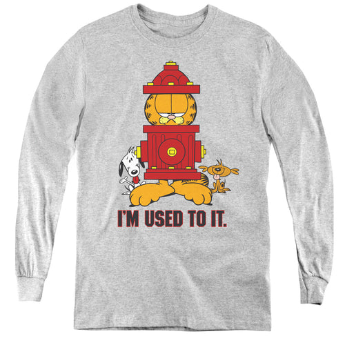 Garfield Im Used To It Youth Long Sleeve T-Shirt