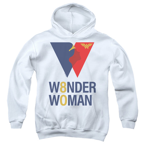 Wonder Woman WW 80th Logo Youth Hoodie