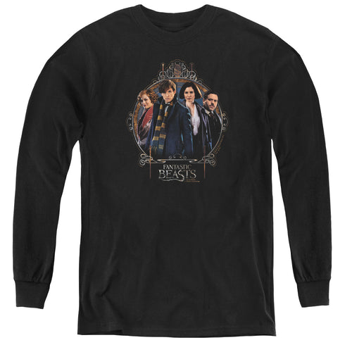 Fantastic Beasts Group Portrait Youth Long Sleeve T-Shirt