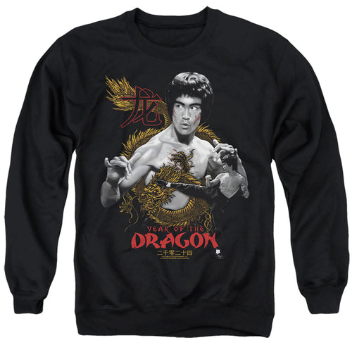 Bruce Lee Golden Year of the Dragon Crewneck Sweatshirt