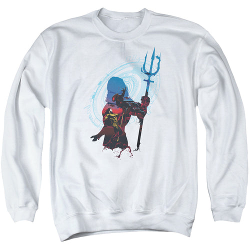 Aquaman Silhouette Crewneck Sweatshirt