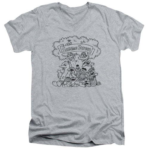 Sesame Street Simple Street V-Neck T-Shirt