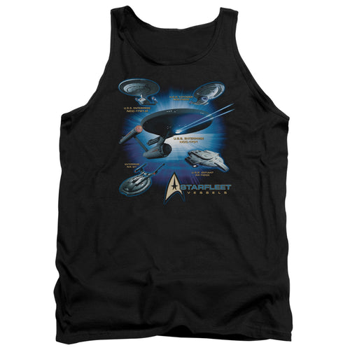 Star Trek Starfleet Vessels Tank Top