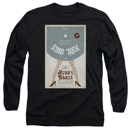Star Trek Mudd's Women Black Long Sleeve T-Shirt