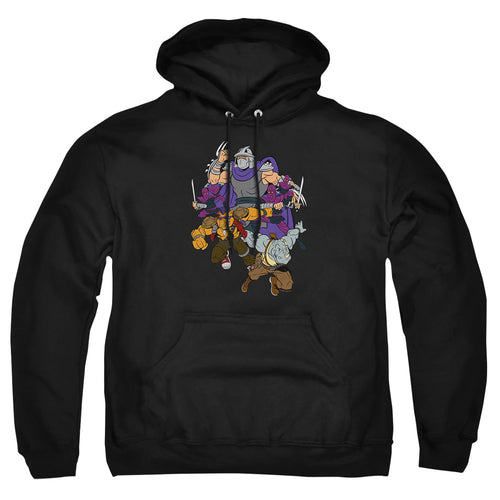 Teenage Mutant Ninja Turtles Shredder and Foot Clan Pullover Hoodie