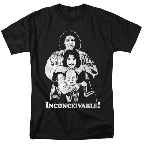 The Princess Bride Inconceivable Trio Black T-Shirt