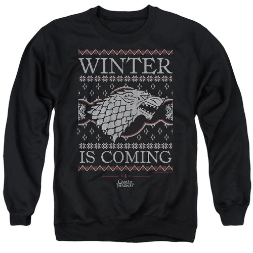 Game of Thrones Winter Is Coming Ugly Christmas Crewneck Sweatshirt