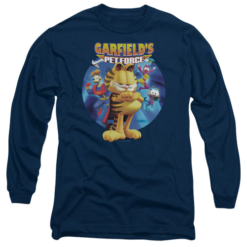 Garfield Dvd Art Long Sleeve T-Shirt