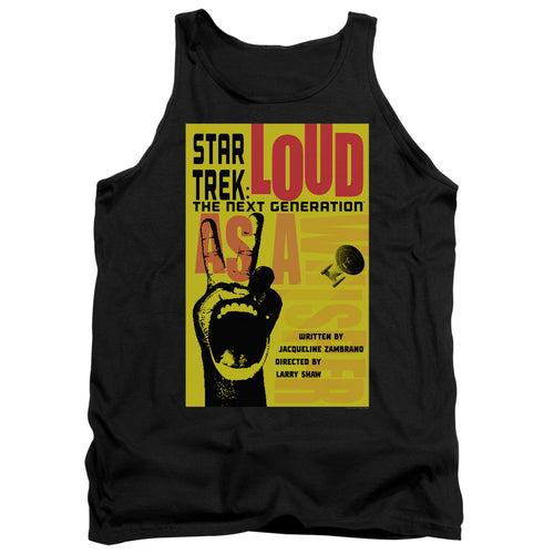 Star Trek Loud as a Whisper Black Tank Top