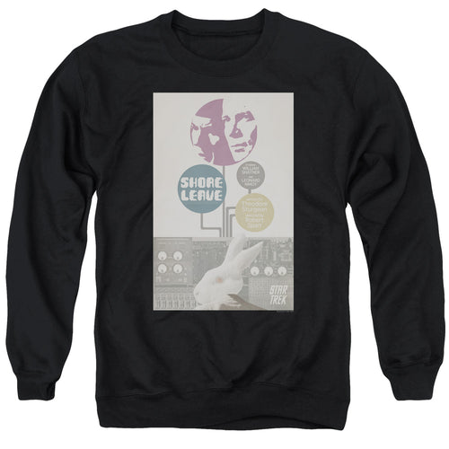 Star Trek Juan Ortiz Shore Leave Black Crewneck Sweatshirt