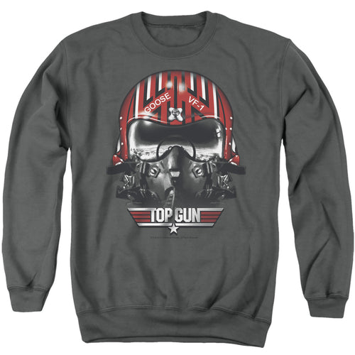 Top Gun Goose Helmet Crewneck Sweatshirt