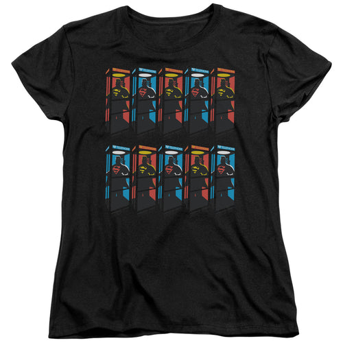 Superman Super Booths Womens T-Shirt