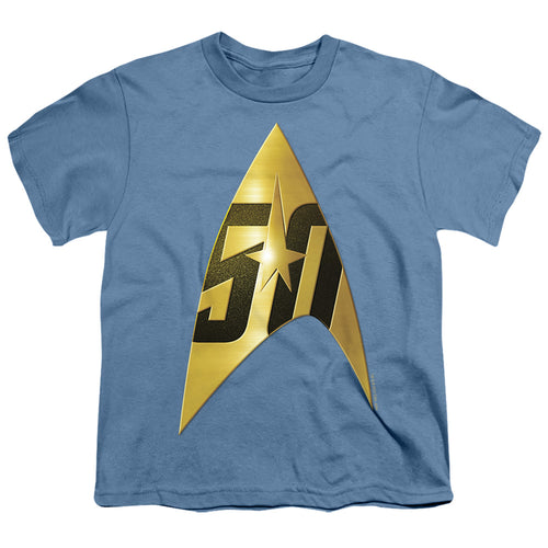 Star Trek 50th Anniversary Delta Carolina Blue Youth/Toddler T-Shirt
