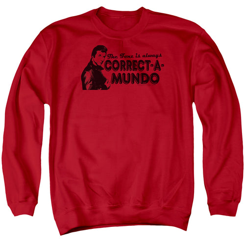 Happy Days Correct A Mundo Crewneck Sweatshirt
