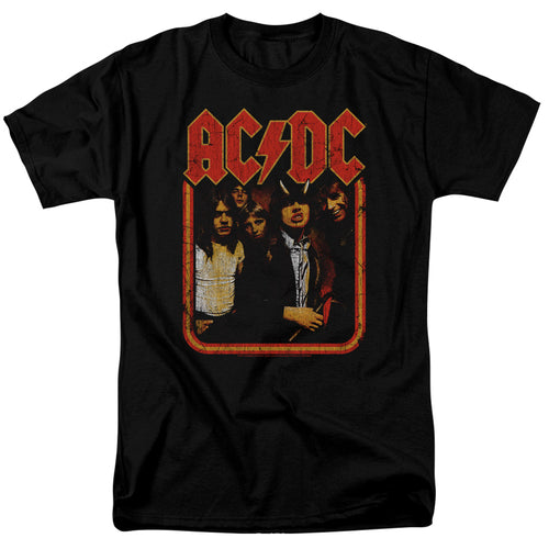 AC/DC Group Distressed T-Shirt