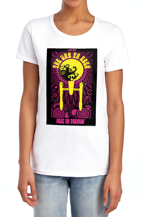 Star Trek Juan Ortiz The Way to Eden Womens T-Shirt