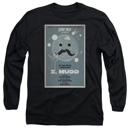 Star Trek Juan Ortiz I Mudd Black Long Sleeve T-Shirt