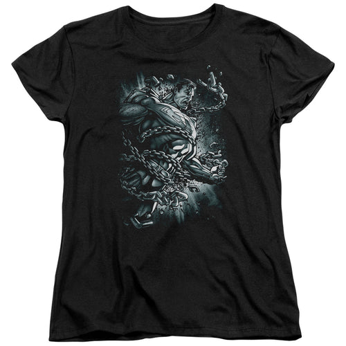 Superman Break Free Womens T-Shirt