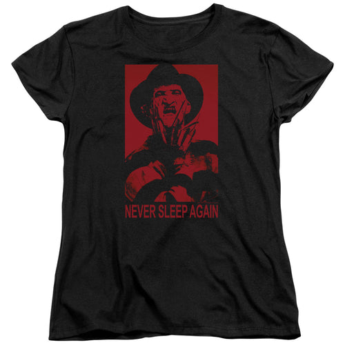 A Nightmare on Elm Street Never Sleep Again Womens T-Shirt
