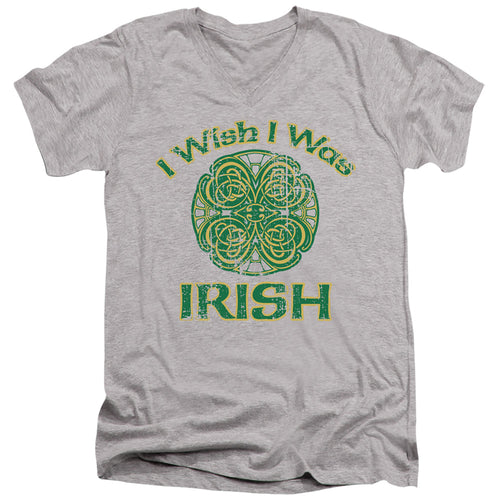 St Patrick's Day I Wish I Was Irish V-Neck T-Shirt