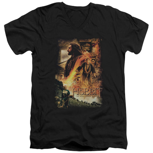 The Hobbit Golden Chamber V-Neck T-Shirt