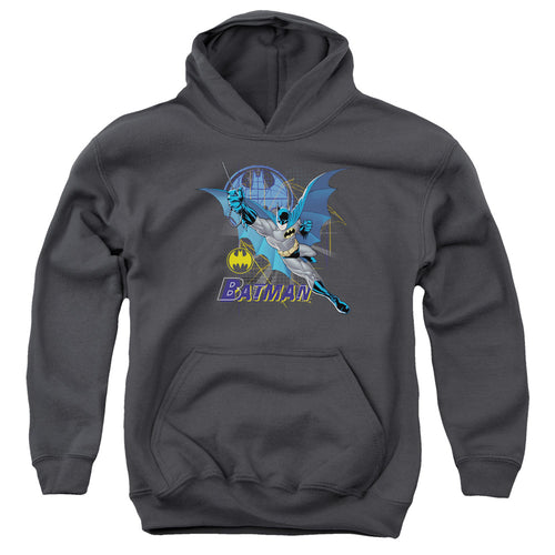 Batman Cape Outstretched Youth Hoodie