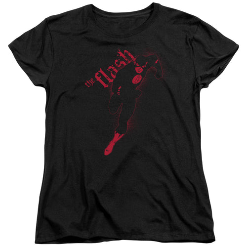Justice League Flash Darkness Womens T-Shirt
