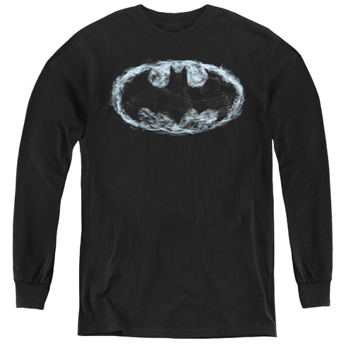 Batman Smoke Signal Youth Long Sleeve T-Shirt