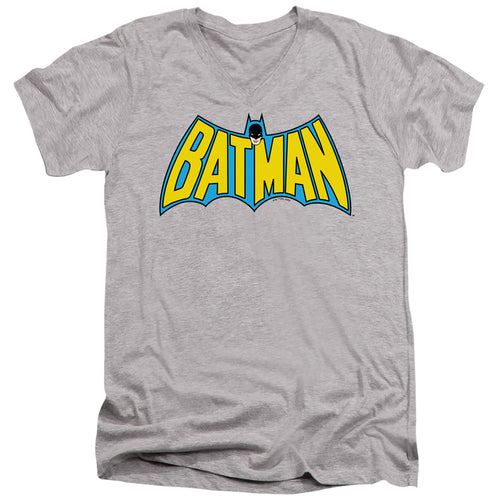 Batman Wintage Batman Logo V-Neck T-Shirt
