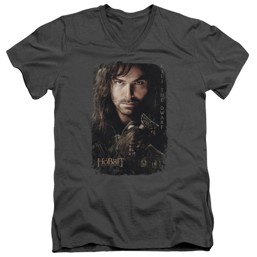 The Hobbit Kili Poster V-Neck T-Shirt