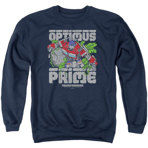 Transformers Optimus Prime in Ruins Crewneck Sweatshirt